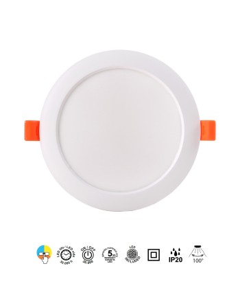 EILAT * EMPOTRABLE LED CCT 9W BLANCO